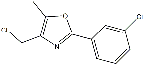 4-(CHLOROMETHYL)-2-(3-CHLOROPHENYL)-5-METHYLOXAZOLE CAS#: 475481-97-1