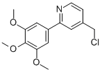 4-(CHLOROMETHYL)-2-(3,4,5-TRIMETHOXYPHENYL)PYRIDINE CAS#: 427885-85-6