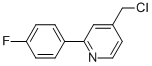 4-(CHLOROMETHYL)-2-(4-FLUOROPHENYL)PYRIDINE CAS#: 482376-13-6
