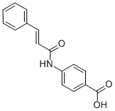 4-CINNAMAMIDOBENZOIC ACID CAS#: 54057-59-9