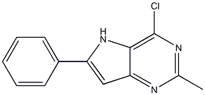 4-Chloro-2-Methyl-6-phenyl-5H-pyrrolo[3,2-d]pyriMidine CAS#: 52617-71-7