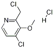 4-Chloro-2-chloroMethyl-3-Methoxypyridine, HCl CAS#: 503058-51-3