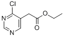 4-Chloro-5-pyrimidineacetic  acid  ethyl  ester CAS#: 6214-47-7