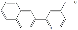 4-(ChloroMethyl)-2-(naphthalen-2-yl)pyridine CAS#: 482376-26-1