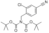 4-(DI-T-BOC-AMINOMETHYL)-3-CHLOROBENZONITRILE CAS#: 549531-00-2