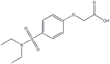 (4-DIETHYLSULFAMOYL-PHENOXY)-ACETIC ACID CAS#: 50283-86-8