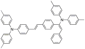 4-(Di-p-tolylamino)-4'-[(di-p-tolylamino) styryl]stilbene CAS#: 596103-58-1
