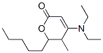 4-(Diethylamino)-5,6-dihydro-5-methyl-6-pentyl-2H-pyran-2-one CAS#: 55090-40-9