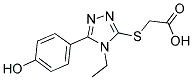 ([4-ETHYL-5-(4-HYDROXYPHENYL)-4H-1,2,4-TRIAZOL-3-YL] SULFANYL) ACETIC ACID CAS#: 462066-81-5