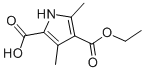 4-(Ethoxycarbonyl)-3,5-dimethyl-1H-pyrrole-2-carboxylic acid CAS#: 5442-91-1