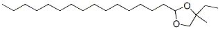 4-Ethyl-4-methyl-2-pentadecyl-1,3-dioxolane CAS#: 56599-78-1