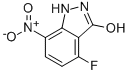 4-FLUORO-3-HYDROXY-7-NITRO 1H-INDAZOLE CAS#: 501650-69-7