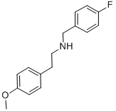 (4-FLUORO-BENZYL)-[2-(4-METHOXY-PHENYL)-ETHYL]-AMINE CAS#: 418782-68-0