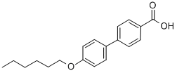 4-(HEXYLOXY)-4'-BIPHENYLCARBOXYLIC ACID CAS#: 59748-16-2