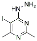 4-HYDRAZINO-5-IODO-2,6-DIMETHYLPYRIMIDINE CAS#: 454473-80-4