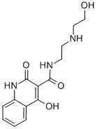 4-HYDROXY-2-OXO-1,2-DIHYDRO-QUINOLINE-3-CARBOXYLIC ACID [2-(2-HYDROXY-ETHYLAMINO)-ETHYL]-AMIDE CAS#: 436088-79-8