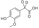 4-HYDROXY-3-METHOXYPHENYLACETIC-2,2-D2 ACID CAS#: 53587-33-0