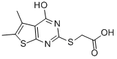 (4-HYDROXY-5,6-DIMETHYL-THIENO[2,3-D]PYRIMIDIN-2-YLSULFANYL)-ACETIC ACID CAS#: 54968-60-4