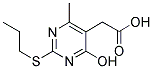 (4-HYDROXY-6-METHYL-2-PROPYLSULFANYL-PYRIMIDIN-5-YL)-ACETIC ACID CAS#: 406189-83-1