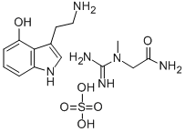 4-HYDROXYTRYPTAMINE, CREATINE SULFATE CAS#: 55206-11-6