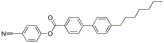 4'-Heptyl-4-biphenylcarboxylic acid p-cyanophenyl ester CAS#: 58573-95-8