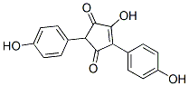 4-Hydroxy-2,5-bis(4-hydroxyphenyl)-4-cyclopentene-1,3-dione CAS#: 52591-12-5
