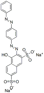 4-Hydroxy-3-[[4-(phenylazo)phenyl]azo]naphthalene-2,7-disulfonic acid disodium salt CAS#: 6406-51-5