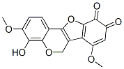 4-Hydroxy-3,7-dimethoxy-6H-benzofuro[3,2-c][1]benzopyran-9,10-dione CAS#: 57684-35-2