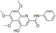 4-Hydroxy-5,6,8-trimethoxy-N-phenyl-2-quinolinecarboxamide CAS#: 55191-29-2
