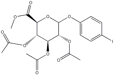 4-Iodophenyl 2,3,4-Tri-O-acetyl--D-glucuronide Methyl Ester CAS#: 490028-18-7