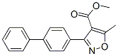 4-Isoxazolecarboxylicacid,3-[1,1-biphenyl]-4-yl-5-methyl-,methylester(9CI) CAS#: 55278-58-5