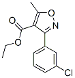 4-Isoxazolecarboxylicacid,3-(3-chlorophenyl)-5-methyl-,ethylester(9CI) CAS#: 495417-28-2