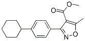 4-Isoxazolecarboxylicacid,3-(4-cyclohexylphenyl)-5-methyl-,methylester(9CI) CAS#: 55278-57-4