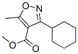 4-Isoxazolecarboxylicacid,3-cyclohexyl-5-methyl-,methylester(9CI) CAS#: 55278-59-6