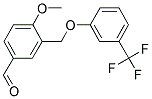 4-METHOXY-3-(3-TRIFLUOROMETHYL-PHENOXYMETHYL)-BENZALDEHYDE CAS#: 400878-05-9