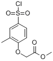 4-(METHOXYCARBONYLMETHYLENEOXY)-3-METHYL-BENZENESULFONYL CHLORIDE CAS#: 56077-82-8