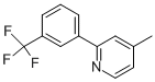 4-METHYL-2-(3-TRIFLUOROMETHYL-PHENYL)-PYRIDINE CAS#: 583052-22-6