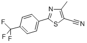 4-METHYL-2-[4-(TRIFLUOROMETHYL)PHENYL]-1,3-THIAZOLE-5-CARBONITRILE CAS#: 499796-94-0