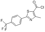 4-METHYL-2-[4-(TRIFLUOROMETHYL)PHENYL]-1,3-THIAZOLE-5-CARBONYL CHLORIDE CAS#: 477291-09-1
