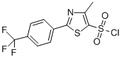 4-METHYL-2-[4-(TRIFLUOROMETHYL)PHENYL]-1,3-THIAZOLE-5-SULFONYL CHLORIDE CAS#: 568577-83-3