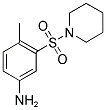 4-METHYL-3-(PIPERIDINE-1-SULFONYL)-PHENYLAMINE CAS#: 50354-99-9