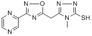 4-METHYL-5-[(3-PYRAZIN-2-YL-1,2,4-OXADIAZOL-5-YL)METHYL]-4H-1,2,4-TRIAZOLE-3-THIOL CAS#: 519056-47-4