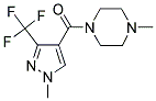 (4-METHYLPIPERAZINO)[1-METHYL-3-(TRIFLUOROMETHYL)-1H-PYRAZOL-4-YL]METHANONE CAS#: 477709-04-9