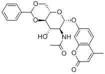 4-METHYLUMBELLIFERYL-2-ACETAMIDO-4,6-*O- BENZYLIDENE CAS#: 55673-91-1
