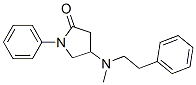 4-[Methyl(phenethyl)amino]-1-phenylpyrrolidin-2-one CAS#: 6212-98-2