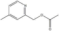 (4-Methylpyridin-2-yl)Methyl acetate CAS#: 55485-91-1