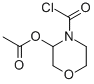 4-Morpholinecarbonyl chloride, 3-hydroxy-, acetate (7CI,8CI) CAS#: 6666-92-8
