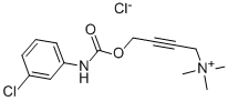 4-(N-[3-CHLOROPHENYL]-CARBAMOYLOXY)-2-BUTYNYLTRIMETHYLAMMONIUM CHLORIDE CAS#: 55-45-8