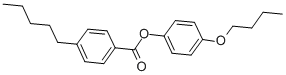 4-N-PENTYLBENZOIC ACID 4'-N-BUTOXYPHENYL ESTER CAS#: 51128-24-6