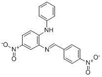4-Nitro-2-(p-nitrobenzylidenamino)diphenylamine CAS#: 55758-10-6
